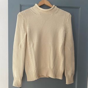 J.Crew XXS women’s cream roll neck sweater